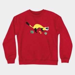 Black Footed Ferret #2 Crewneck Sweatshirt